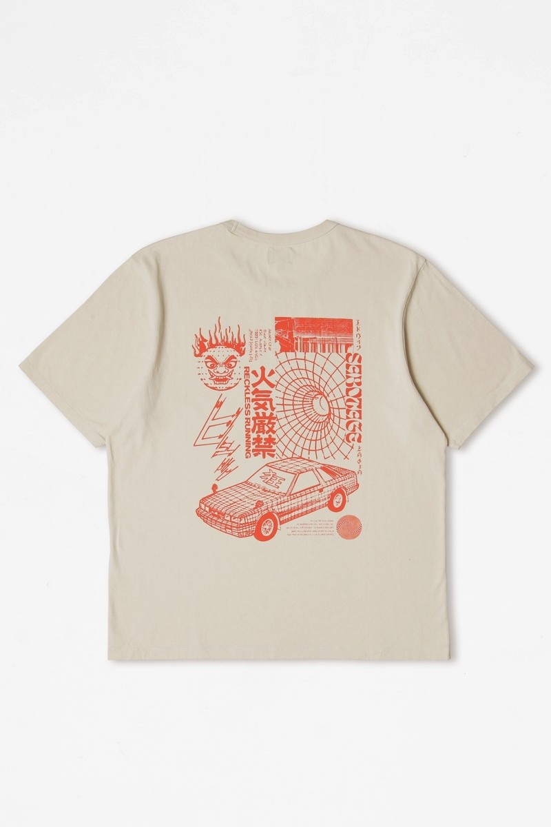 Edwin Tokyo Sabotage Tee - Pelican