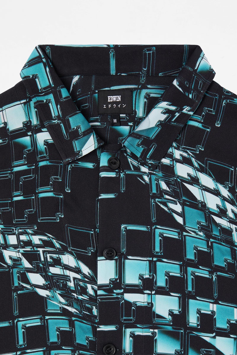 Edwin World Of Tomorrow Shirt - Blue