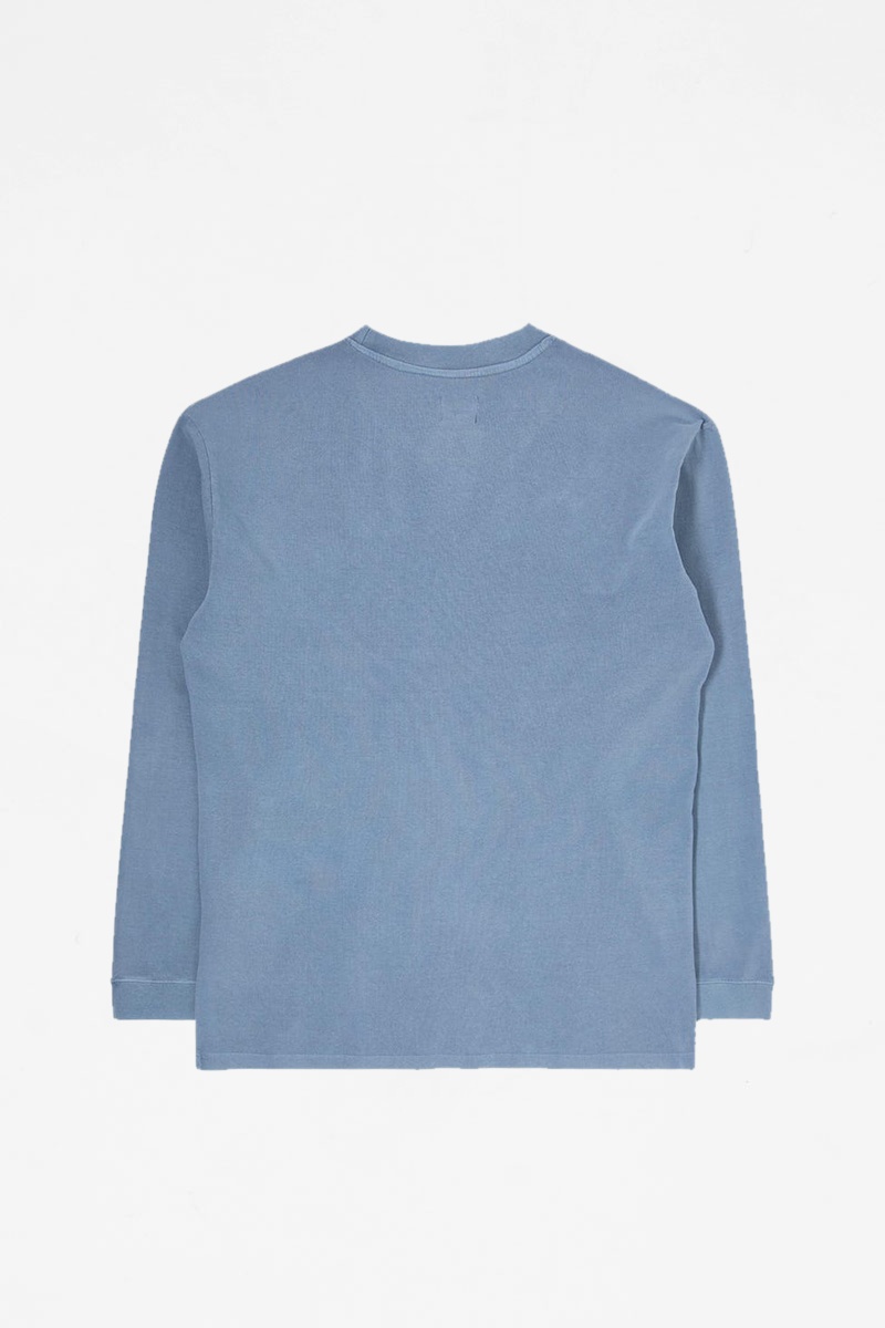 Edwin Hanadorobo V Natural LS Tee - Indigo