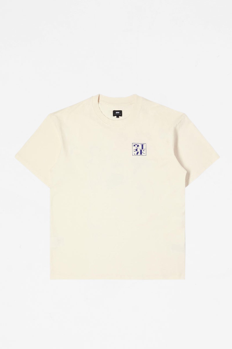 Edwin Onsen Tee - Whisper White