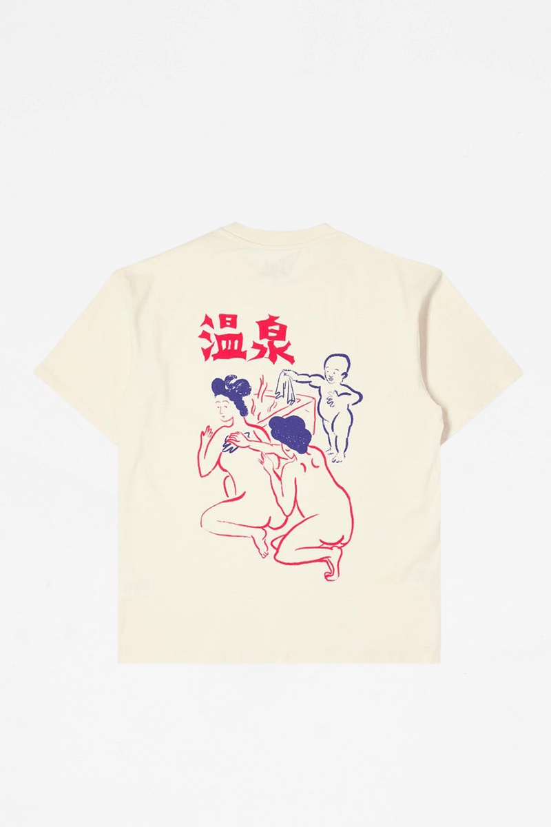 Edwin Onsen Tee - Whisper White