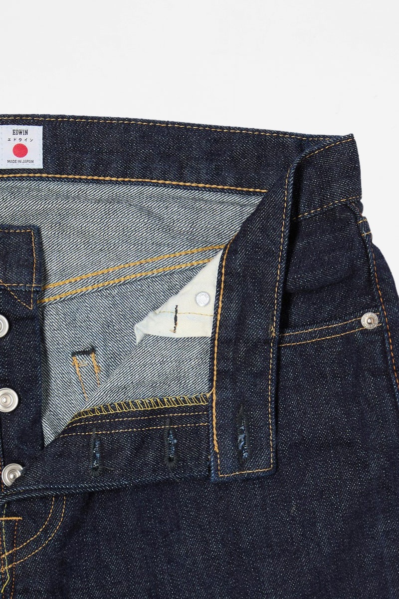 Edwin Regular Tapered Kurabo Red Selvage - Blue Rinsed