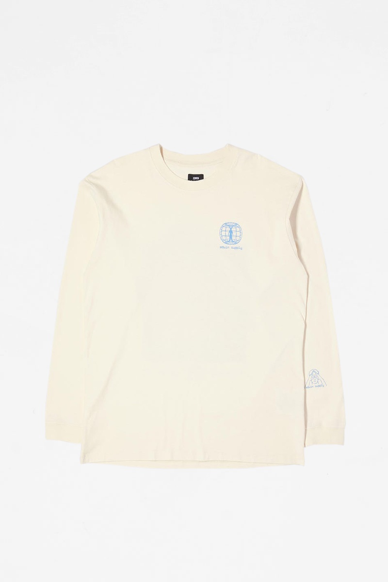 Edwin Satoyama Experience LS Tee - Whisper White