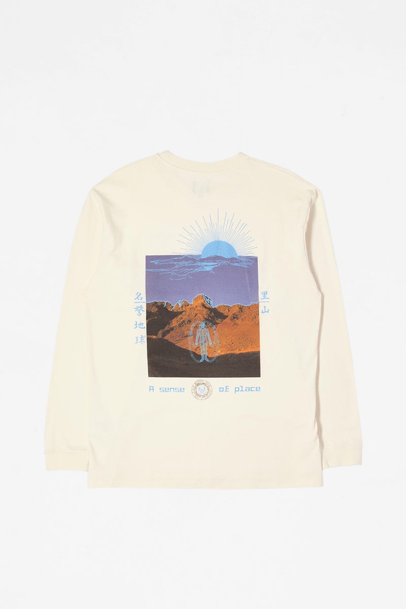 Edwin Satoyama Experience LS Tee - Whisper White