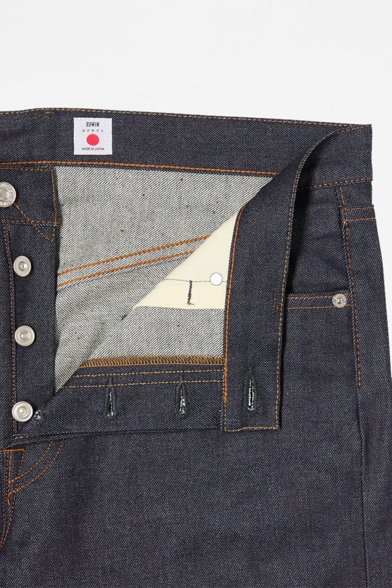 Edwin Slim Tapered Kaihara White Selvage - Blue Unwashed