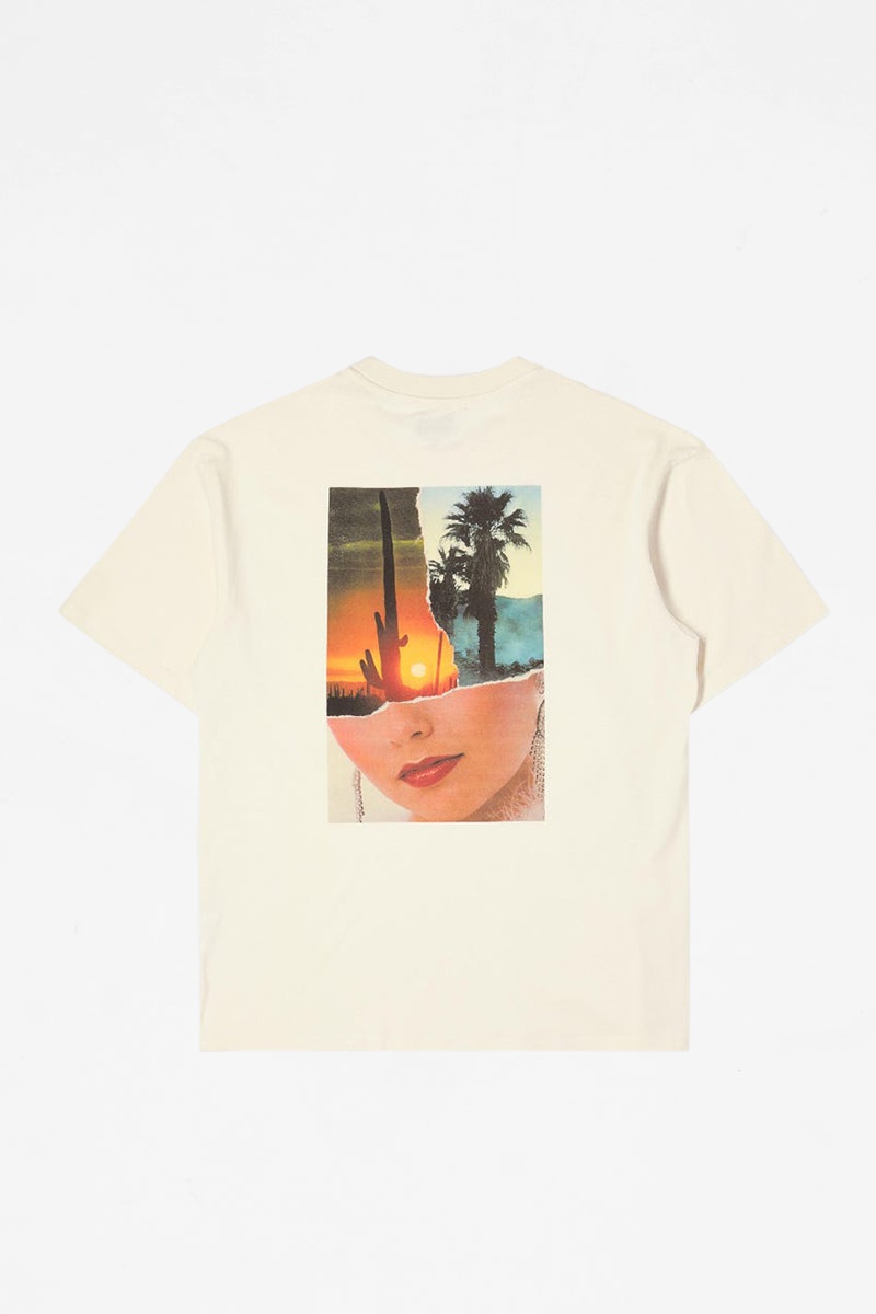 Edwin Summer Solstice Tee - Whisper White