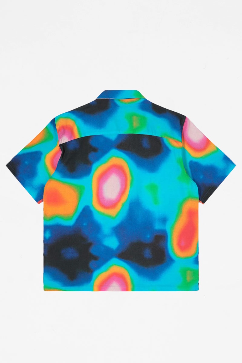 Edwin Terahertz Shirt - Terahertz Blue AOP