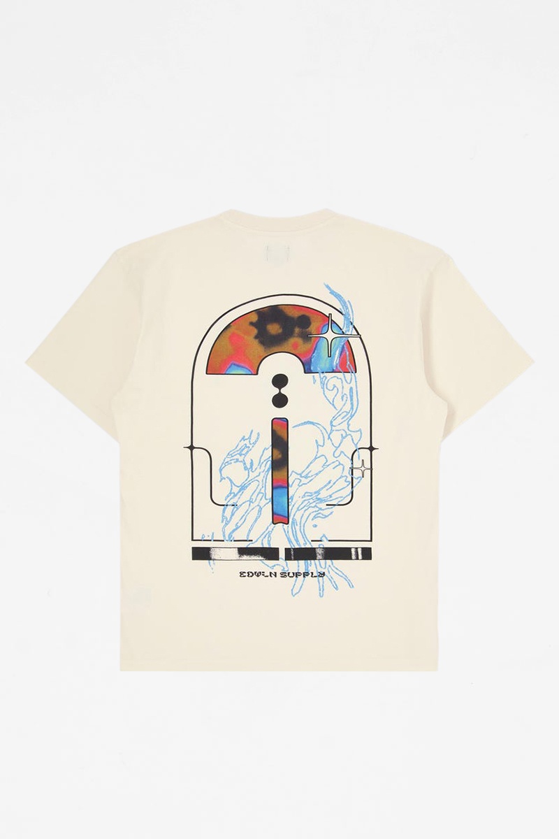 Edwin Terahertz Tee - Whisper White