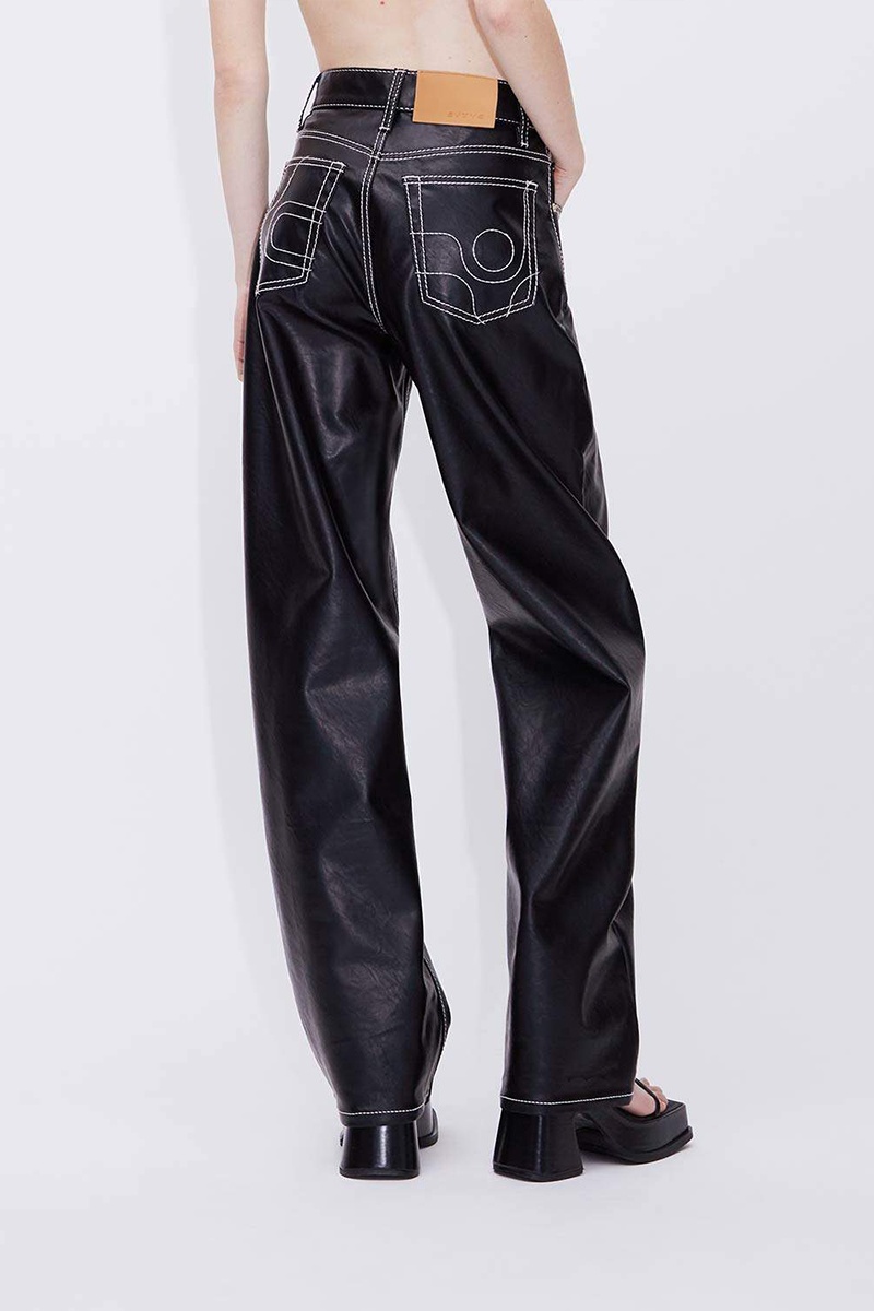 Eytys Benz Jeans - Vegan Leather Black