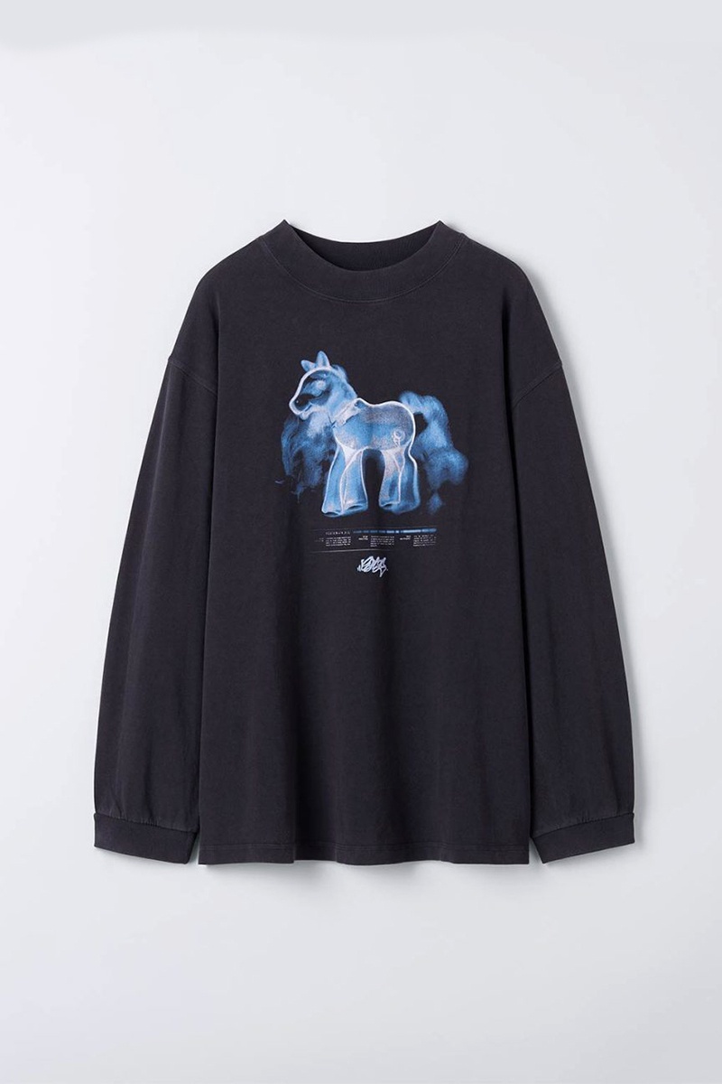 Eytys Compton X-Ray 1 LS Tee - Black