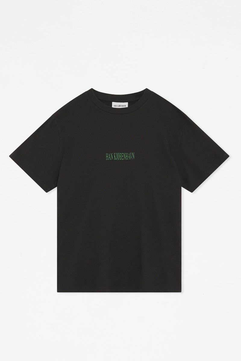 Han Kjobenhavn Artwork Tee - Faded Black Tribal