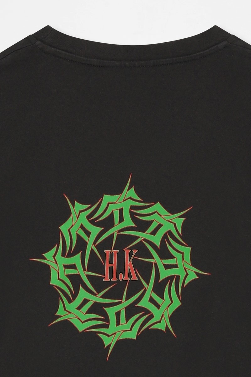 Han Kjobenhavn Artwork Tee - Faded Black Tribal
