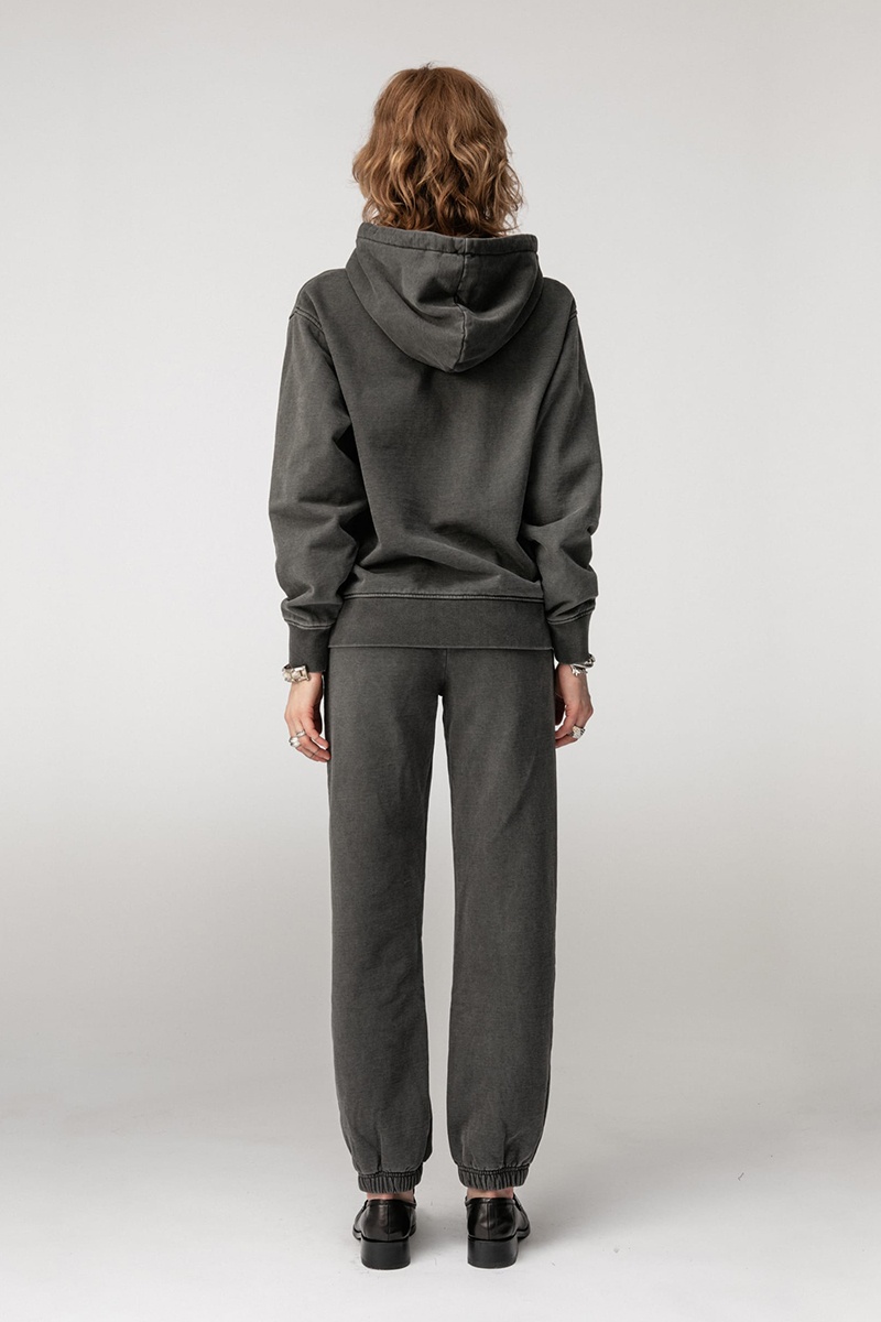 Han Kjobenhavn W Bulky Hoodie - Dark Grey Logo