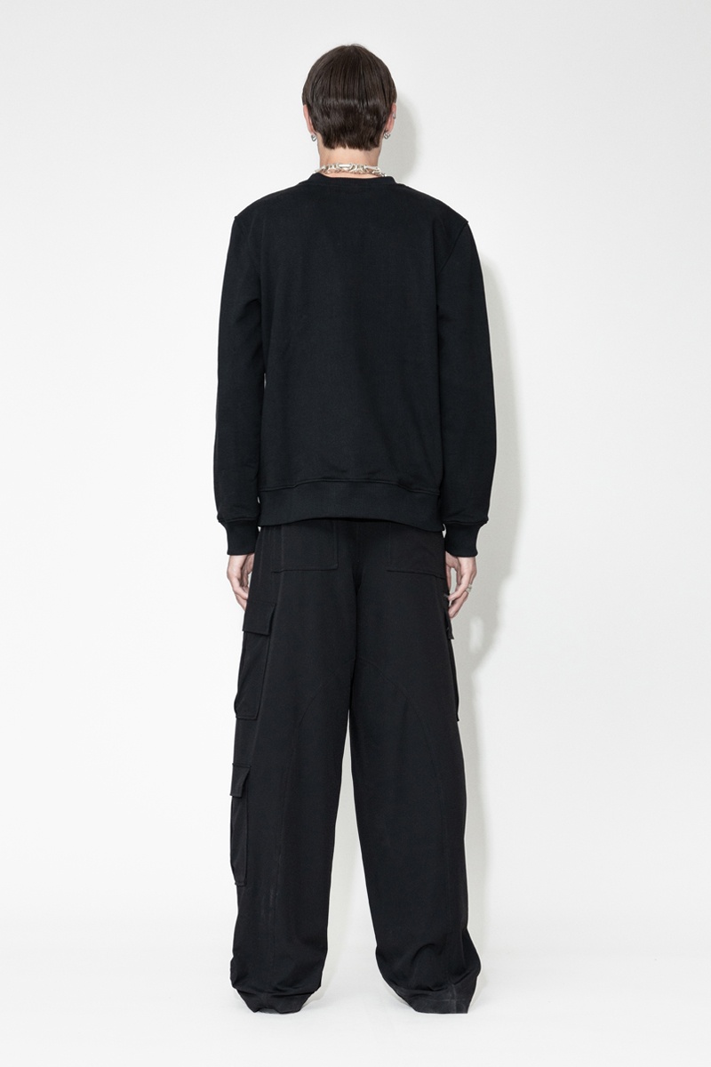 Han Kjobenhavn Heart Monster Regular Crewneck - Black