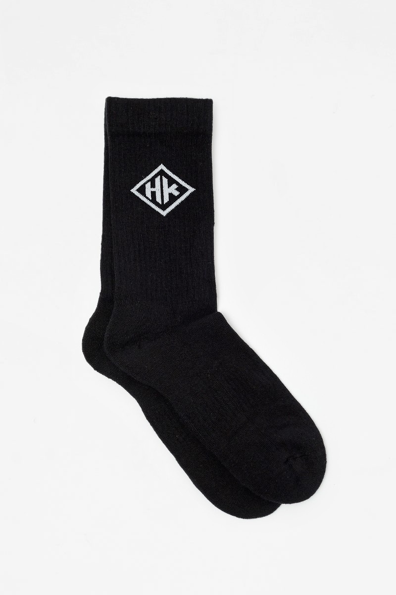 Han Kjobenhavn HK Socks 2-Pack - Black Logo