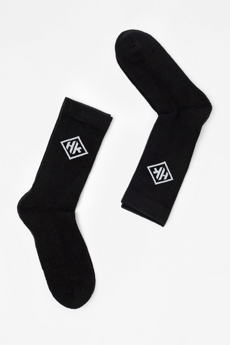 Han Kjobenhavn HK Socks 2-Pack - Black Logo