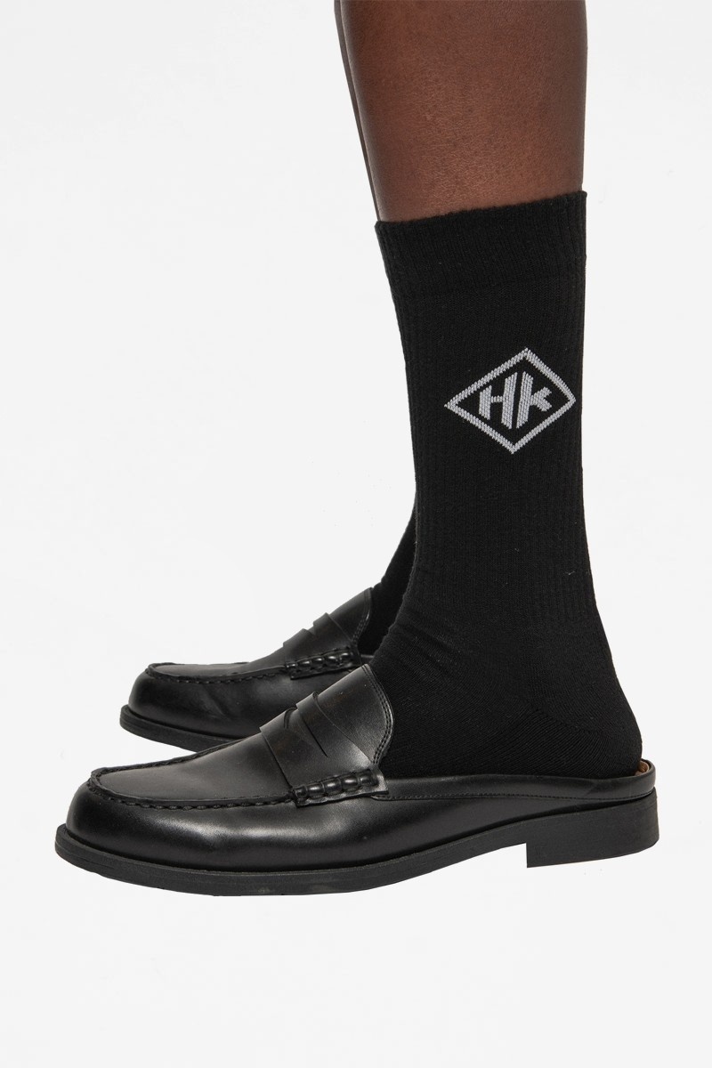 Han Kjobenhavn HK Socks 2-Pack - Black Logo