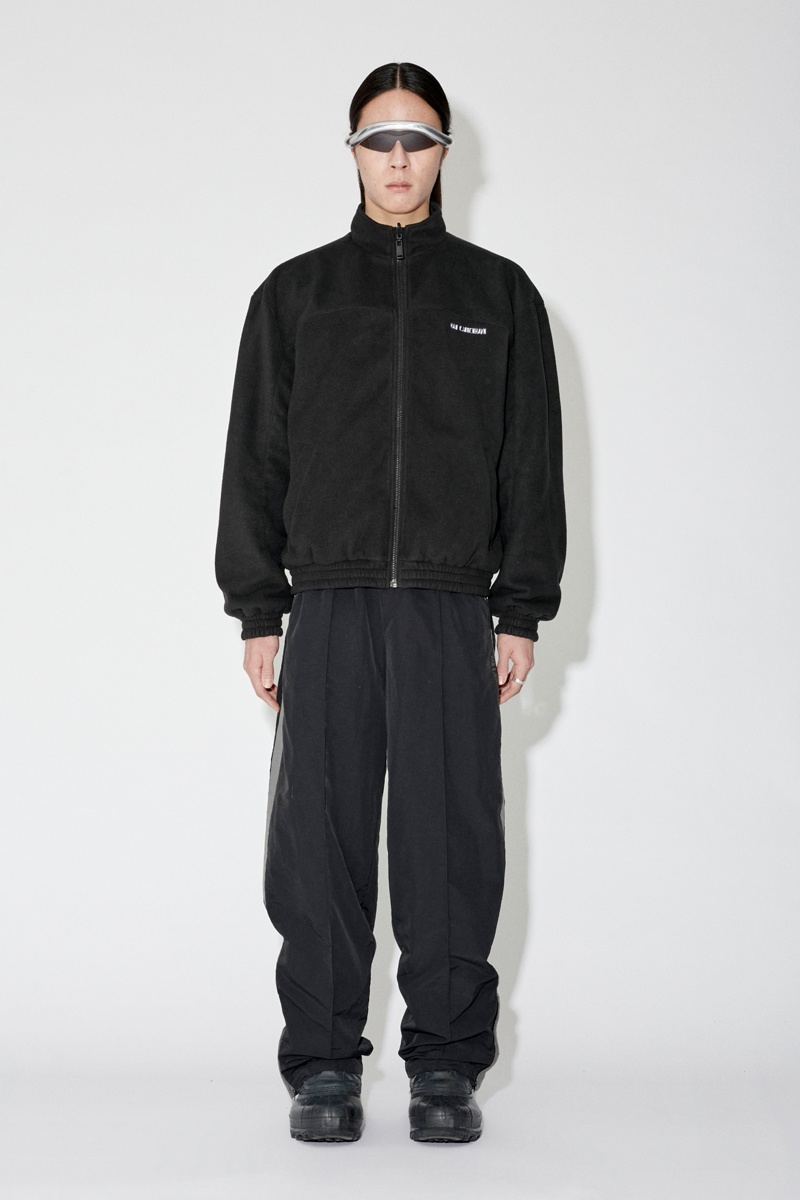 Han Kjobenhavn Reversible Oversized Tracksuit Jacket  - Black