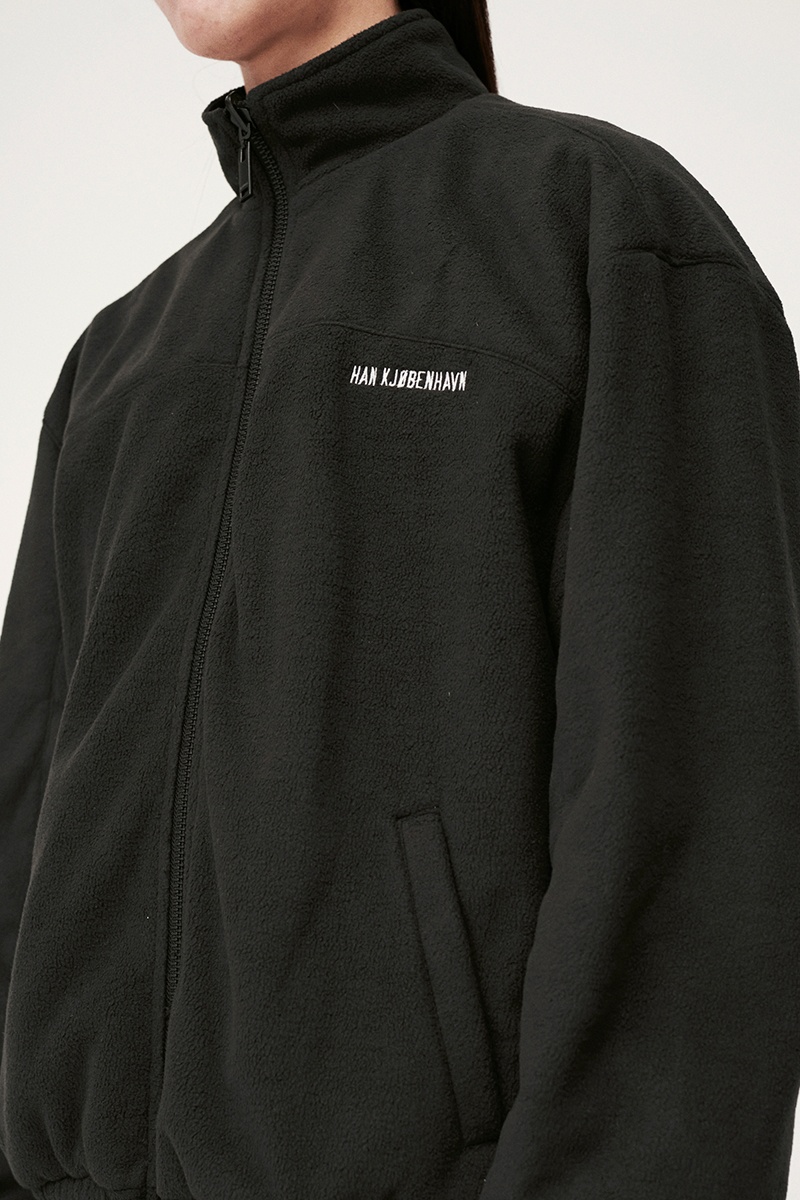 Han Kjobenhavn Reversible Oversized Tracksuit Jacket  - Black