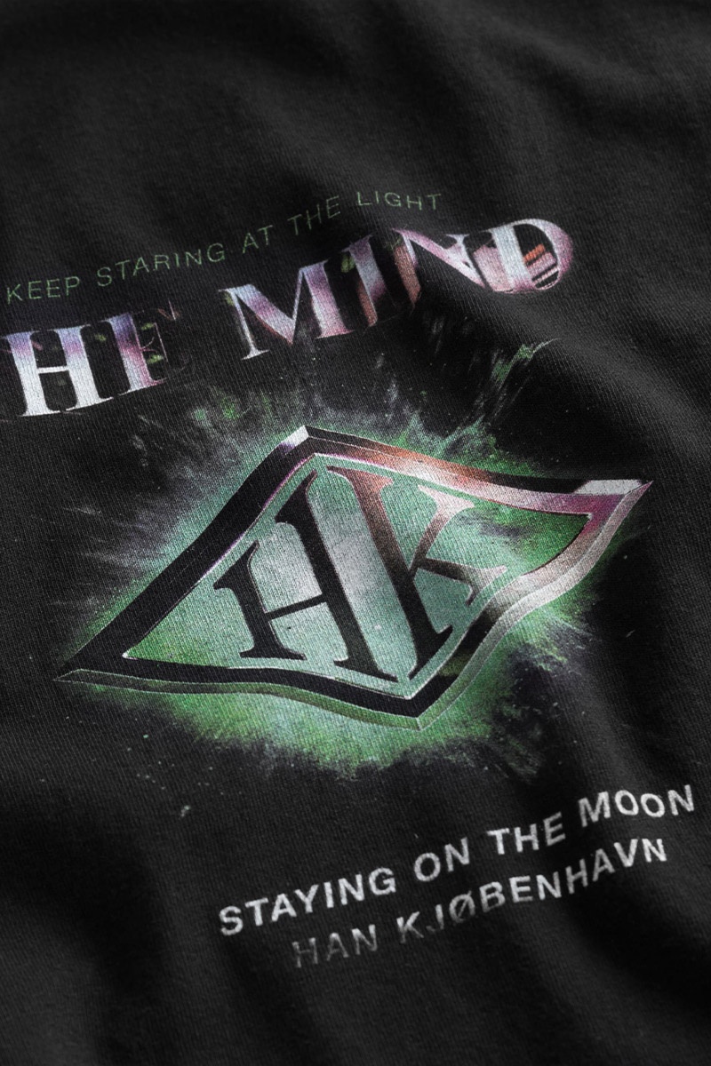 Han Kjobenhavn Artwork Tee - Faded Black Galaxy