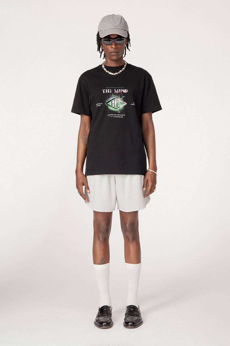 Han Kjobenhavn Artwork Tee - Faded Black Galaxy
