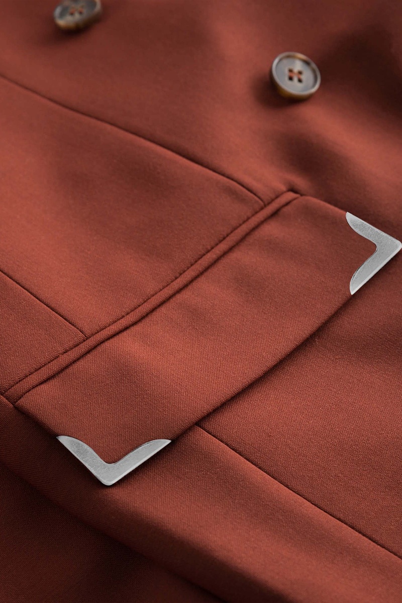 Han Kjobenhavn W Boxed Suit Blazer - Red