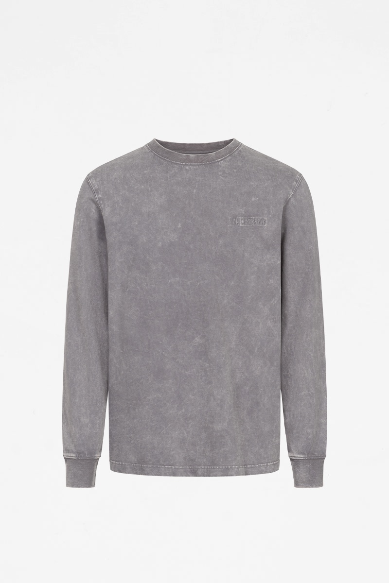Han Kjobenhavn Casual LS Tee - Grey Acid Logo
