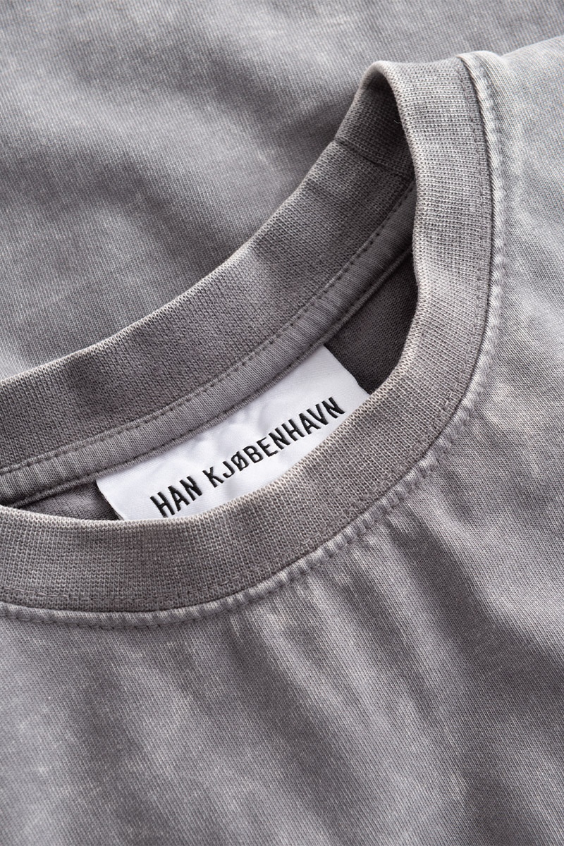 Han Kjobenhavn Casual LS Tee - Grey Acid Logo