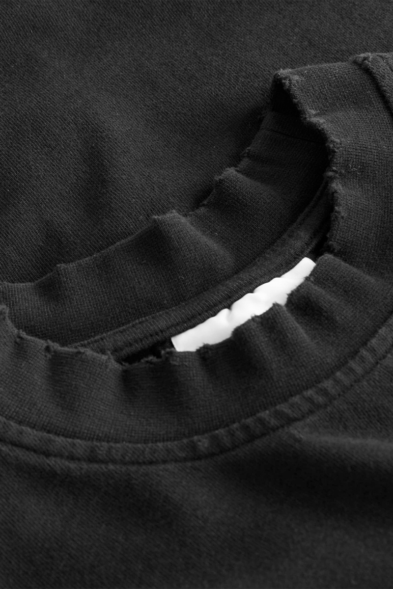 Han Kjobenhavn Distressed Diamond Logo Tee - Distressed Black