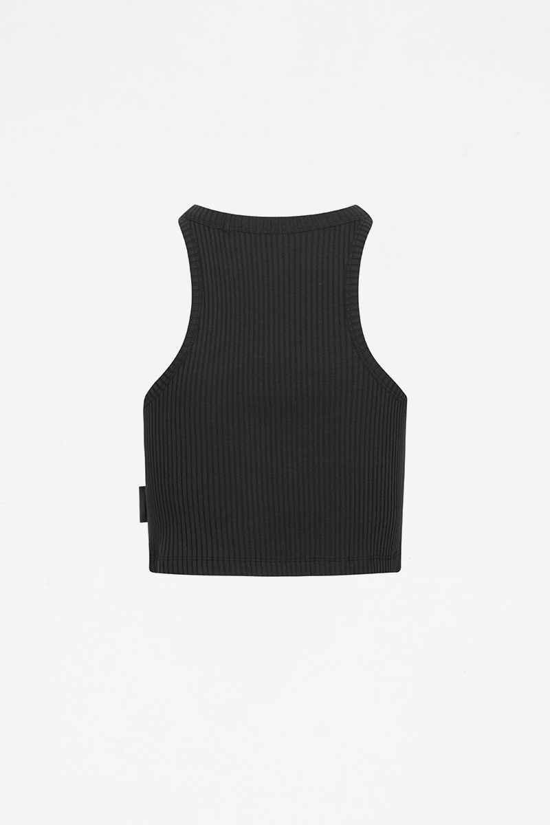 Han Kjobenhavn W Cropped Racer Top - Black