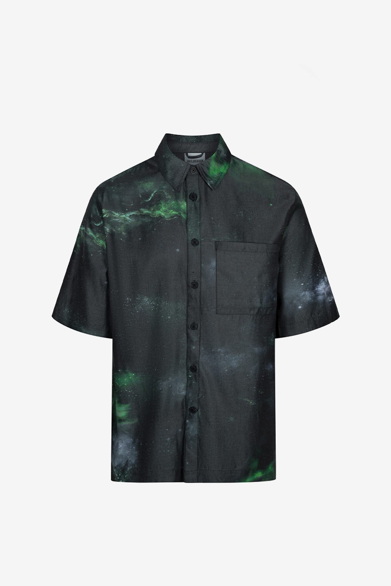 Han Kjobenhavn Boxy Shirt Short Sleeve - Galaxy