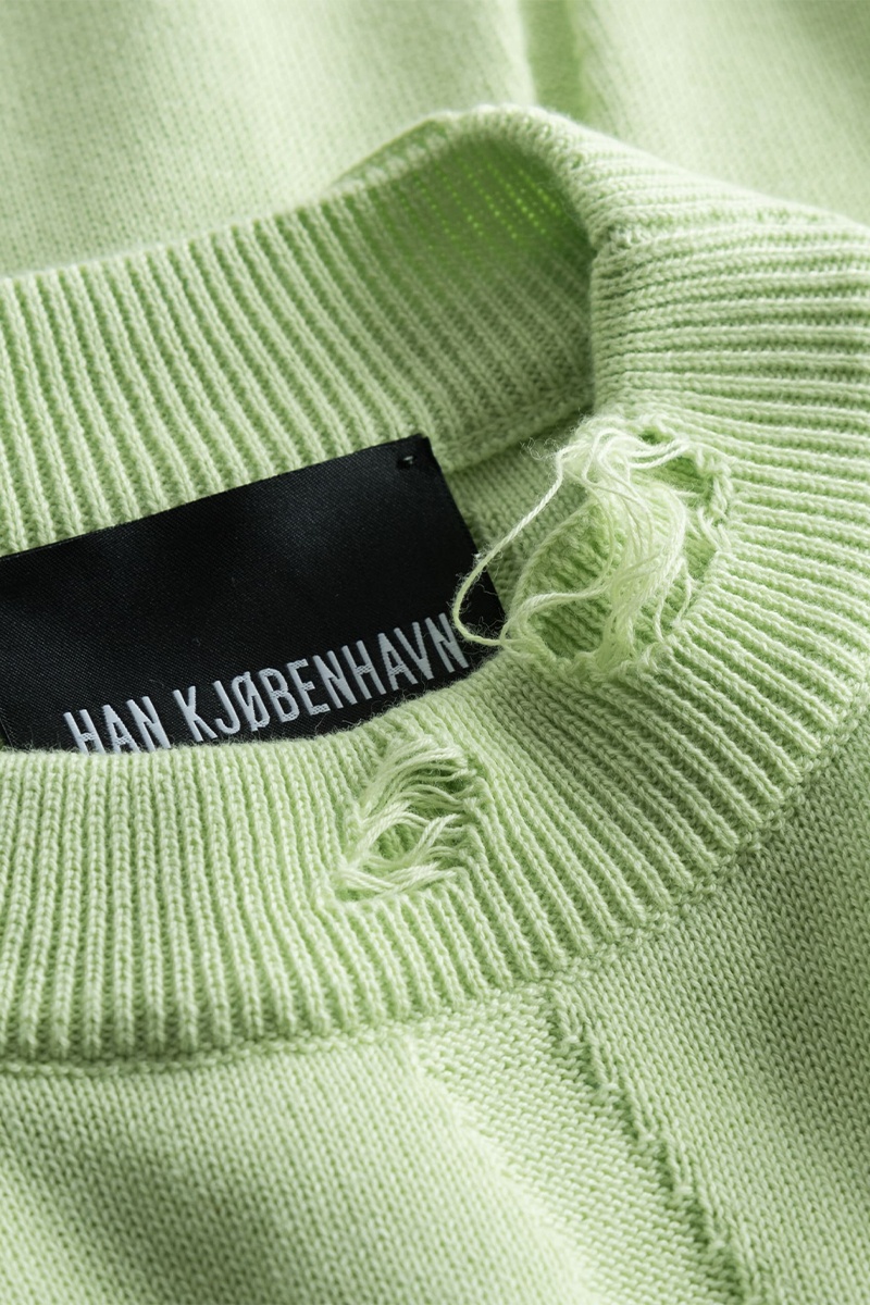 Han Kjobenhavn W Boyfriend Knit - Pale Green