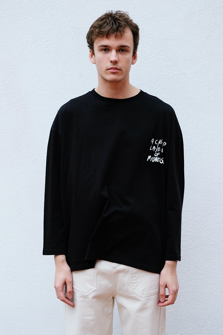 Henrik Vibskov Madness Big Tee - Black