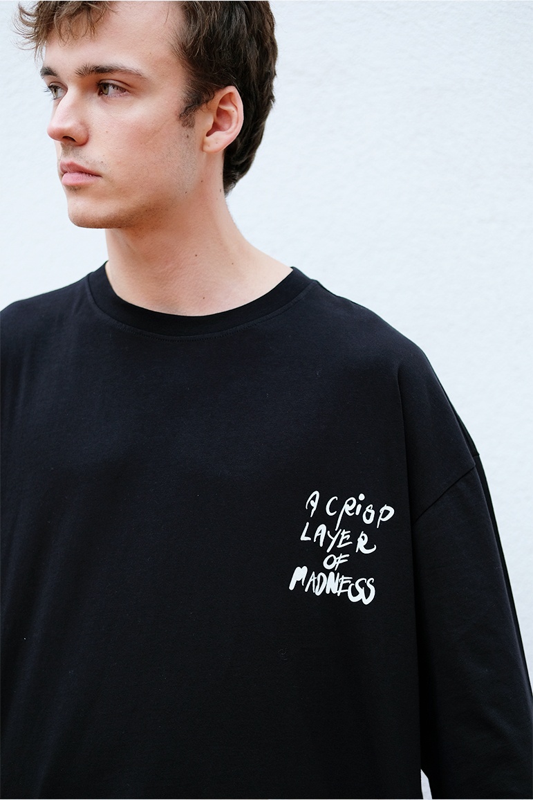 Henrik Vibskov Madness Big Tee - Black