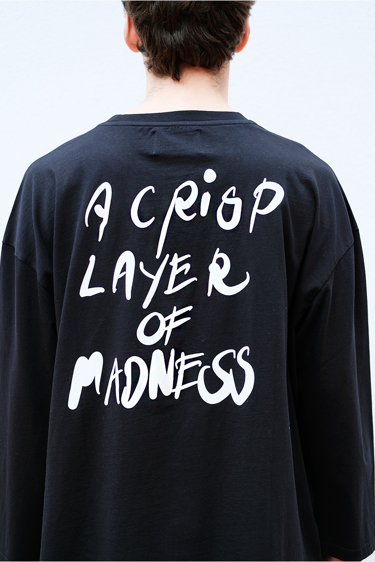 Henrik Vibskov Madness Big Tee - Black