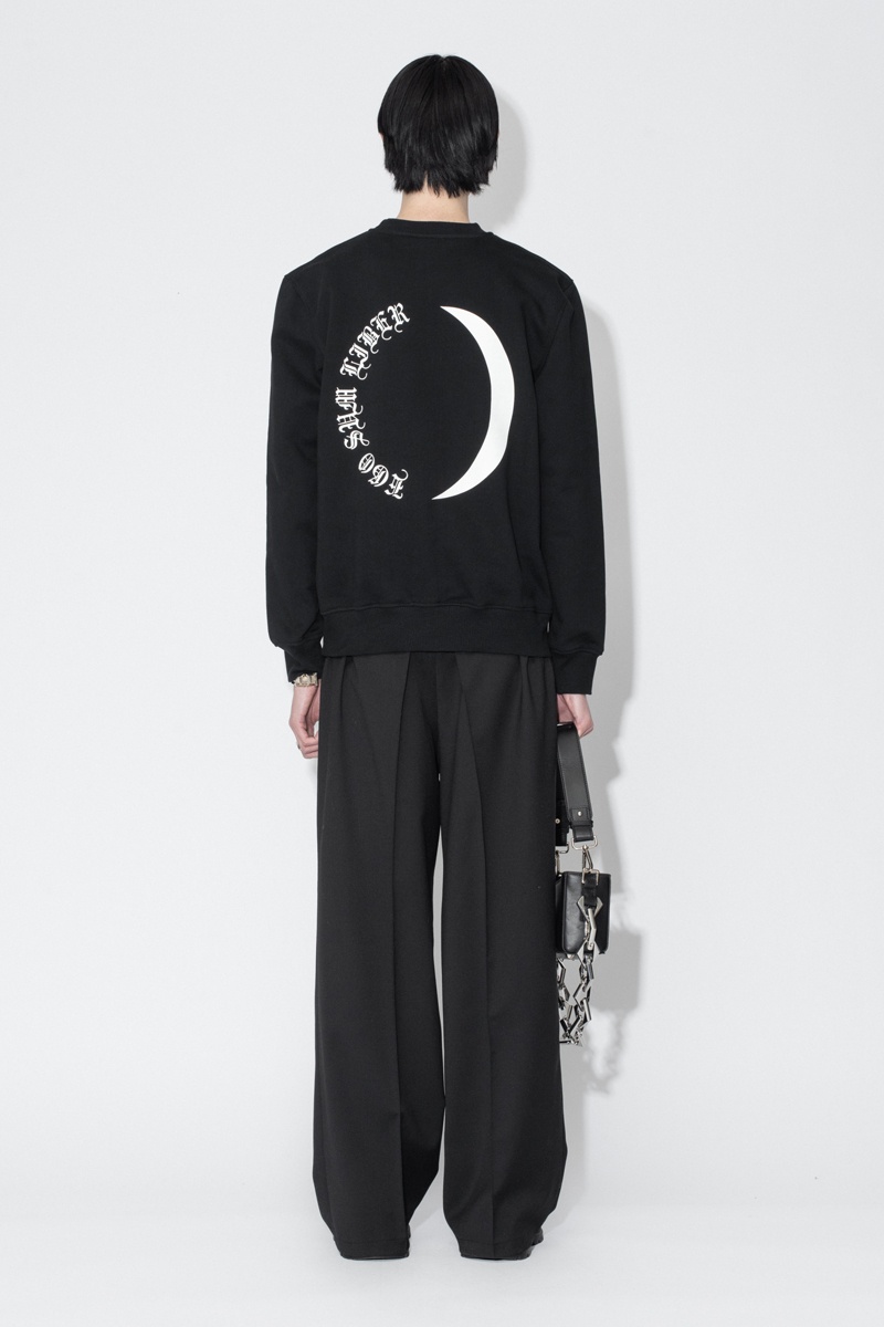 Han Kjobenhavn Shadows Moon Regular Crewneck - Black