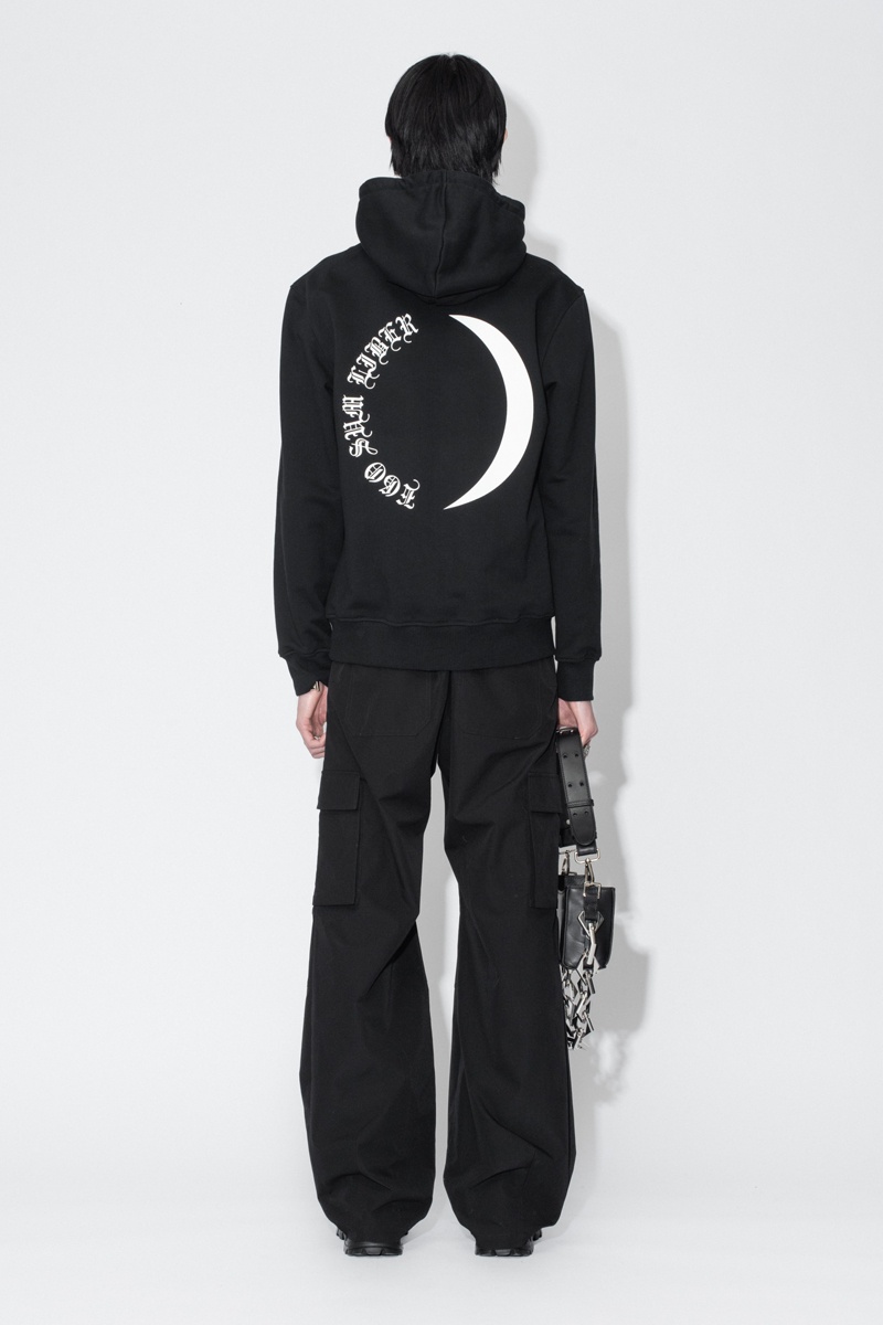 Han Kjobenhavn Shadows Moon Regular Hoodie - Black
