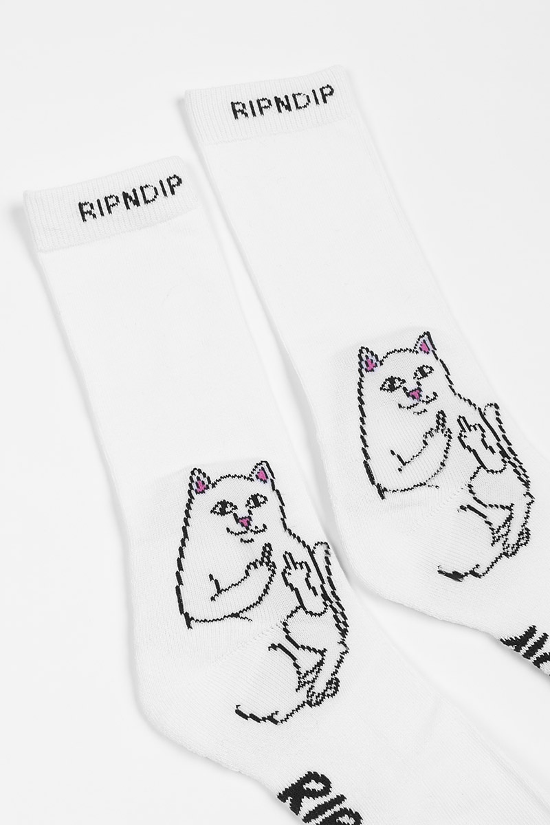 Ripndip Lord Nermal Socks - White