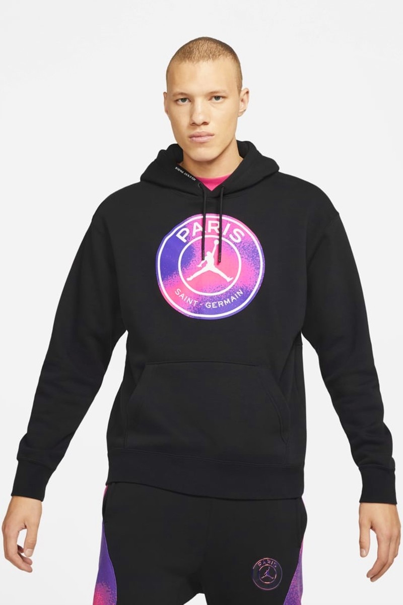 Jordan Brand x PSG Fleece Pullover Hoodie - Black