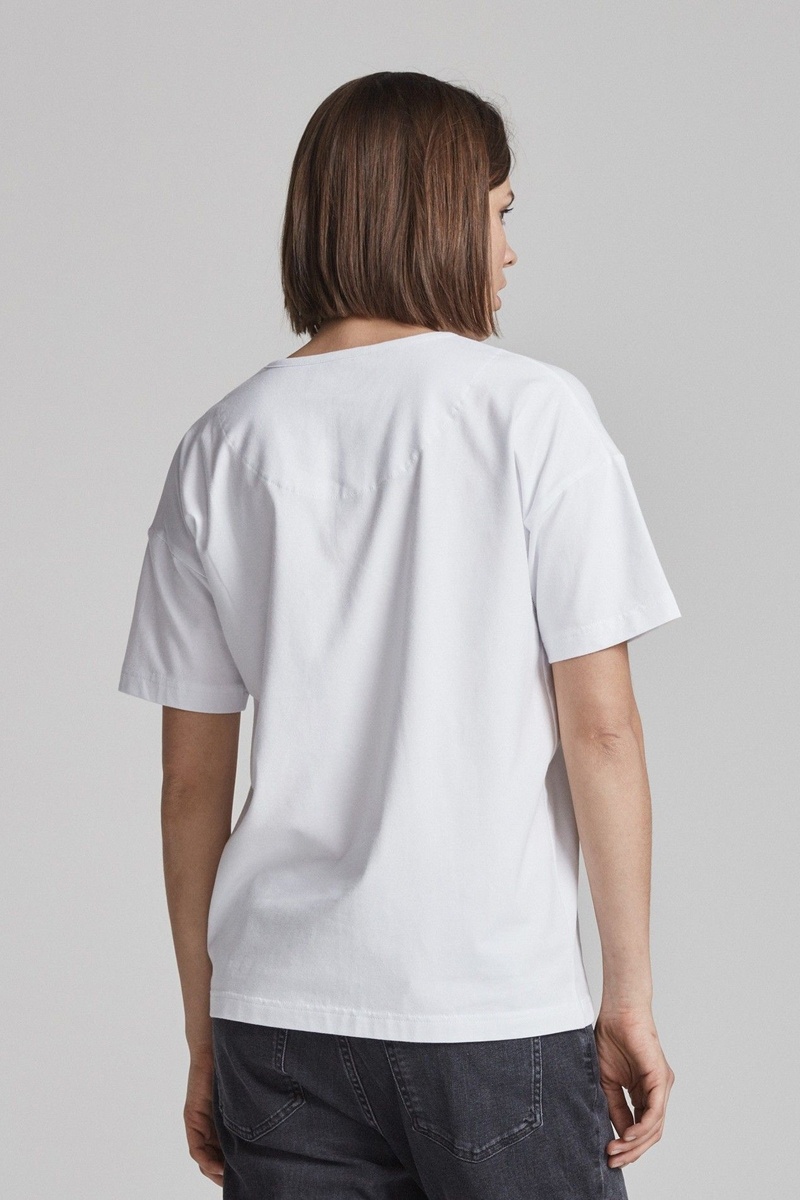 Makia W Dusk Tee - White