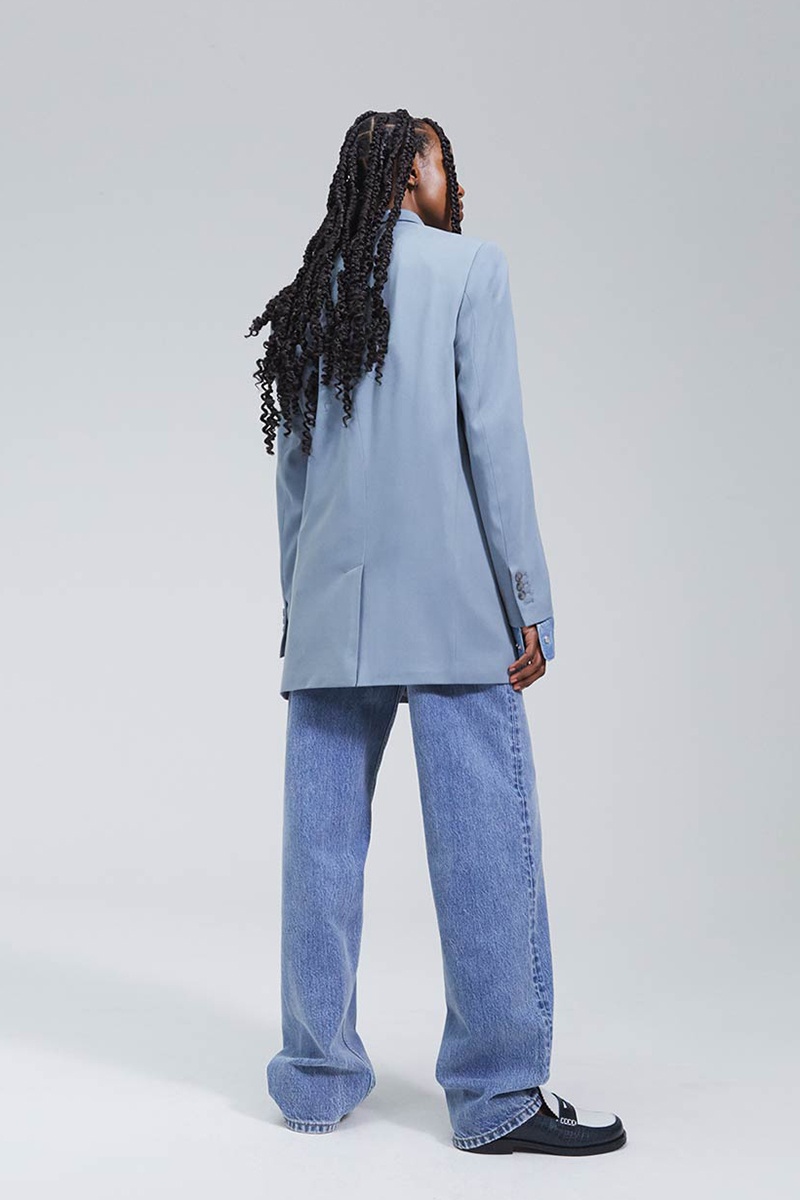 Eytys Miles Suit Jacket - Smoke Blue