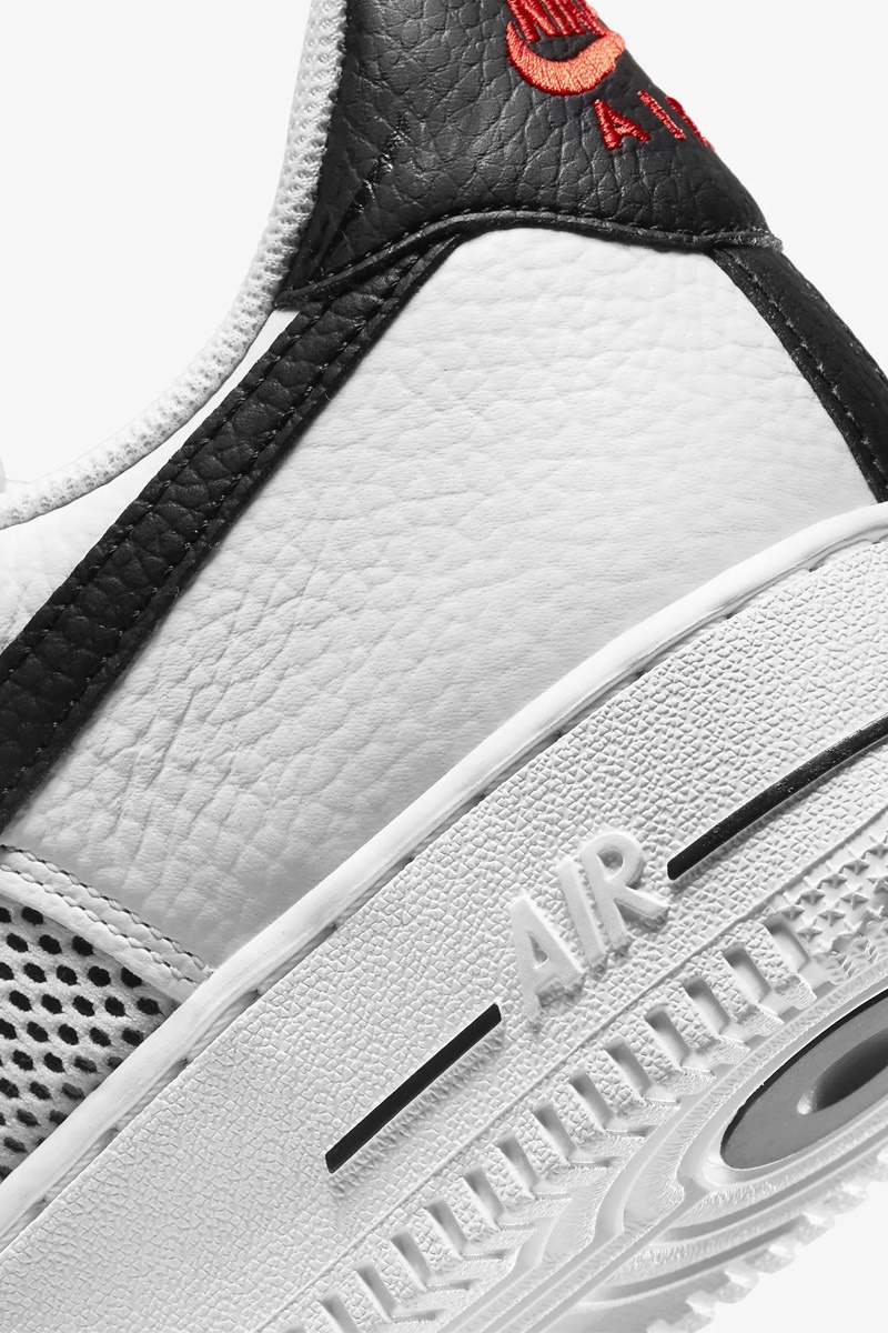 Nike Air Force 1 Low - White/Habanero Red/Black