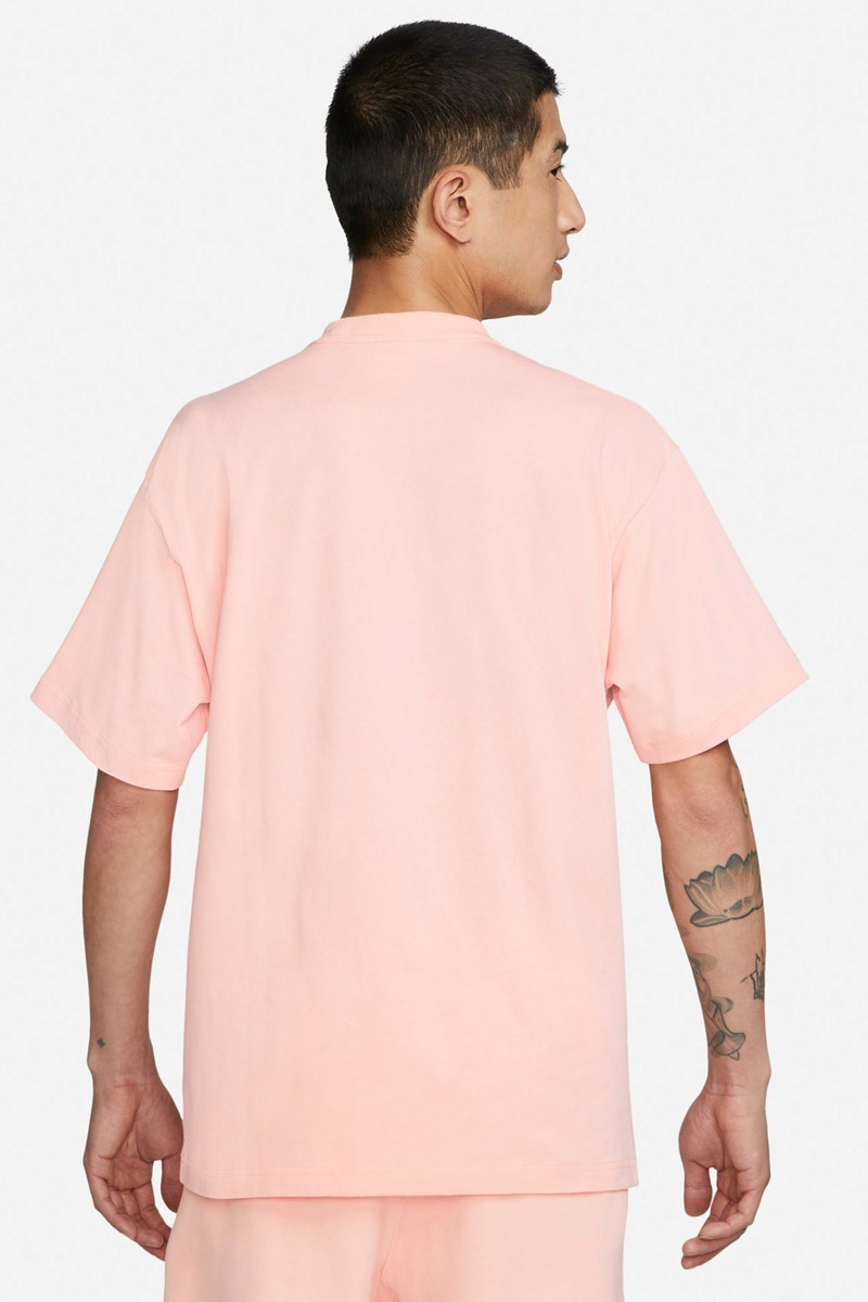 NikeLab Solo Swoosh Tee - Bleached Coral/White