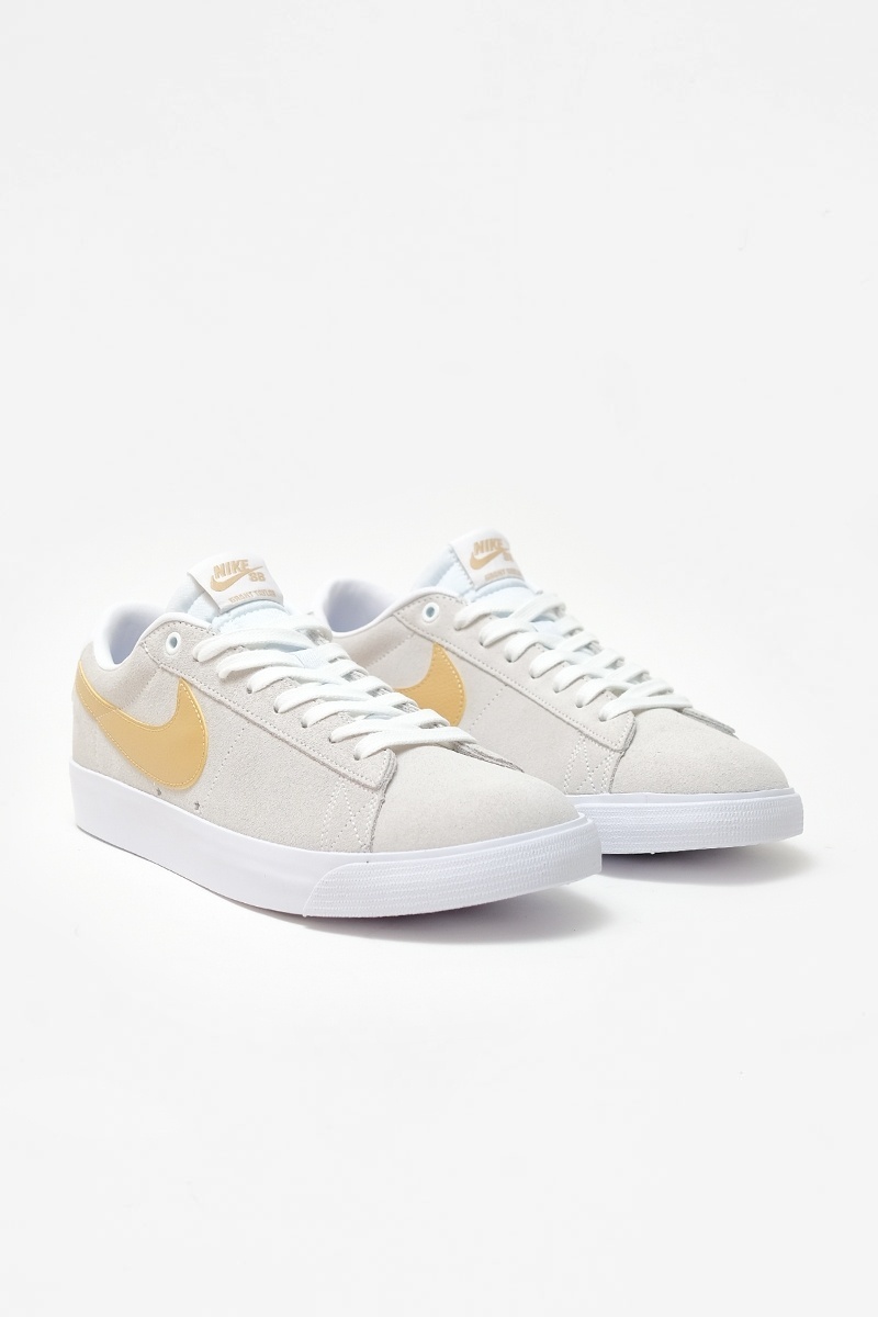 Nike SB Zoom Blazer Low GT - White/Club Gold