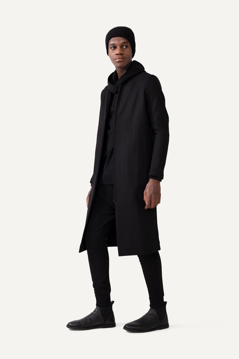 Nomen Nescio Long Zipper Jacket - Black