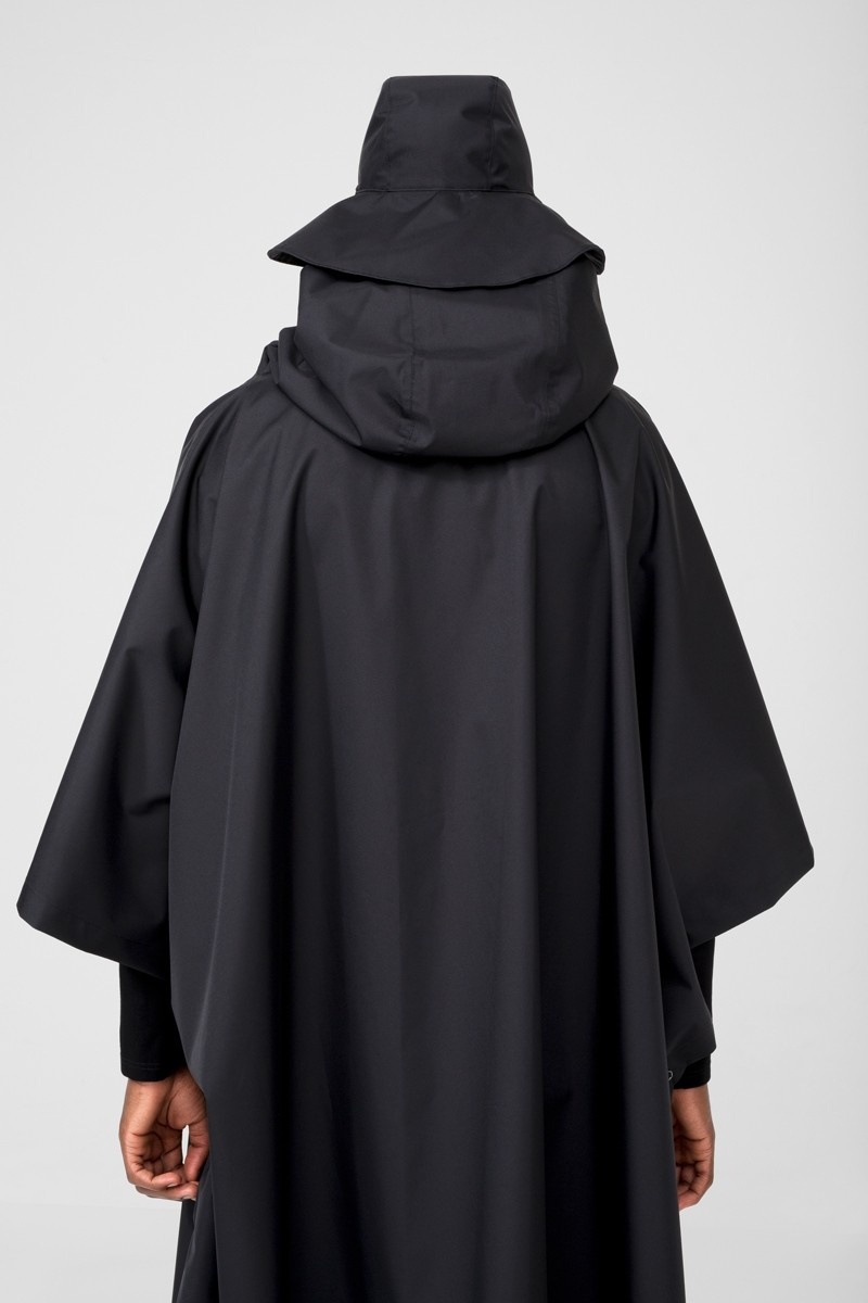 Nomen Nescio Rain Cape - Black