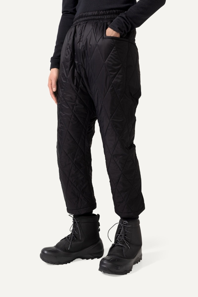 Nomen Nescio Quilted Loose Pants - Black