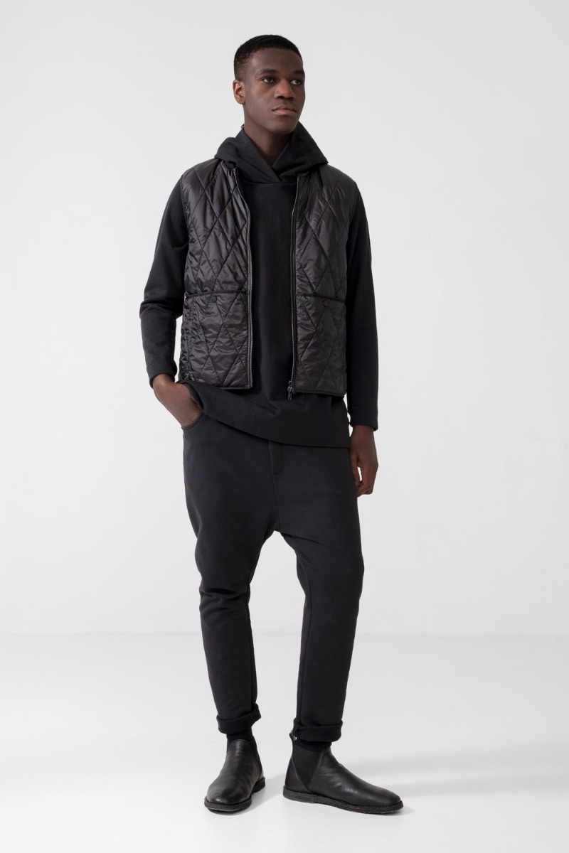 Nomen Nescio Light Quilted Vest - Black