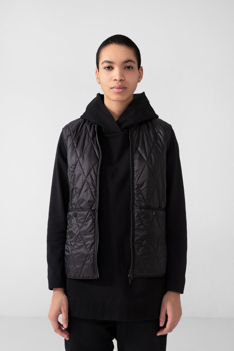 Nomen Nescio Light Quilted Vest - Black