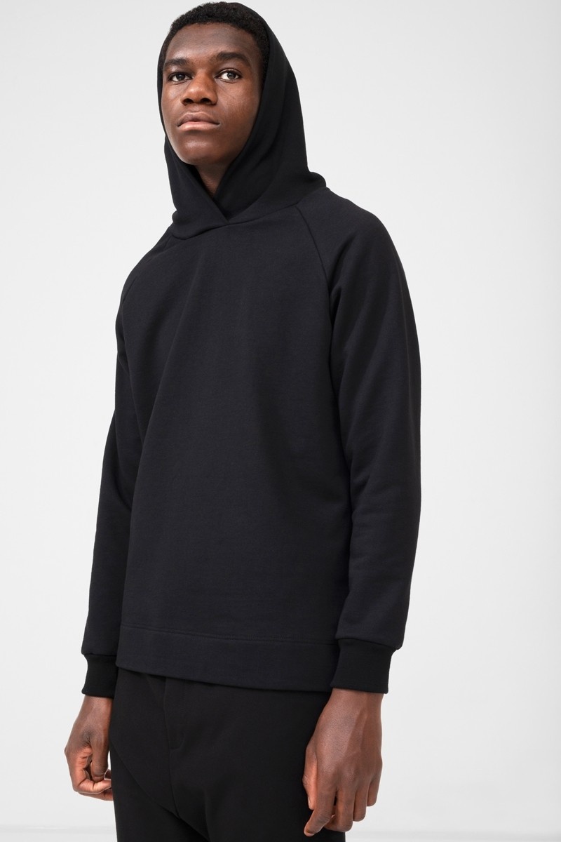 Nomen Nescio Raglan Hoodie - Basic Black